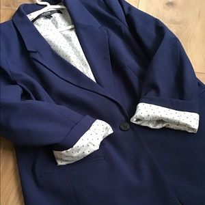 Navy blue blazer